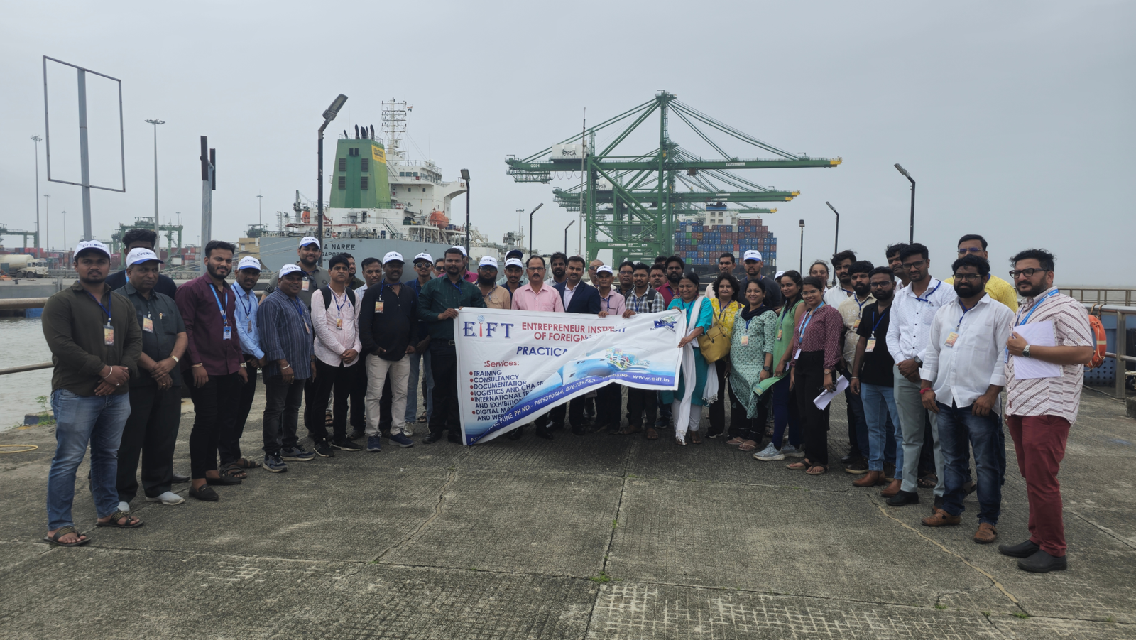 EIFT- port Visit-JNPT-Mumbai