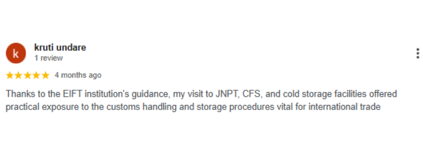 Testimonials Hear what our participants say about their experience at EIFT.