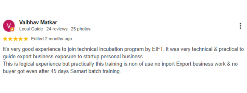 Testimonials Hear what our participants say about their experience at EIFT.